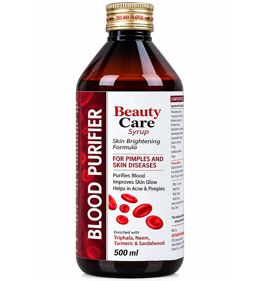 Blood Purifier Beauty Care Syrup for Skin Brightening, Pimples, Acne